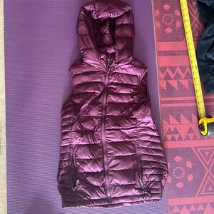 32 Degrees Women's Purple Puffer Vest